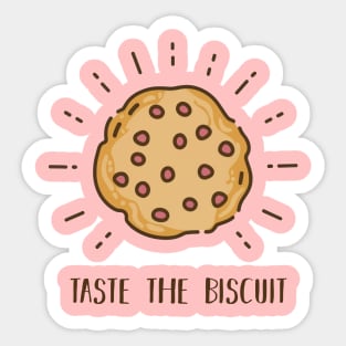 taste the biscuit funny meme Sticker